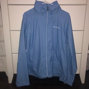 Women’s Columbia Light blue Windbreaker